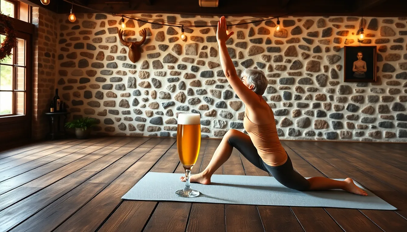 Bier Yoga