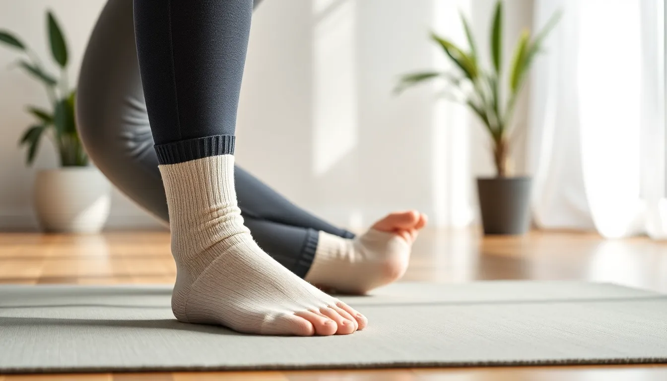 Socken für Yoga