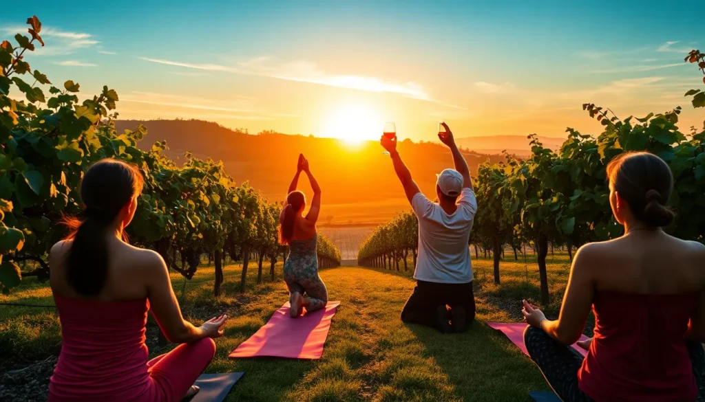 Wein Yoga