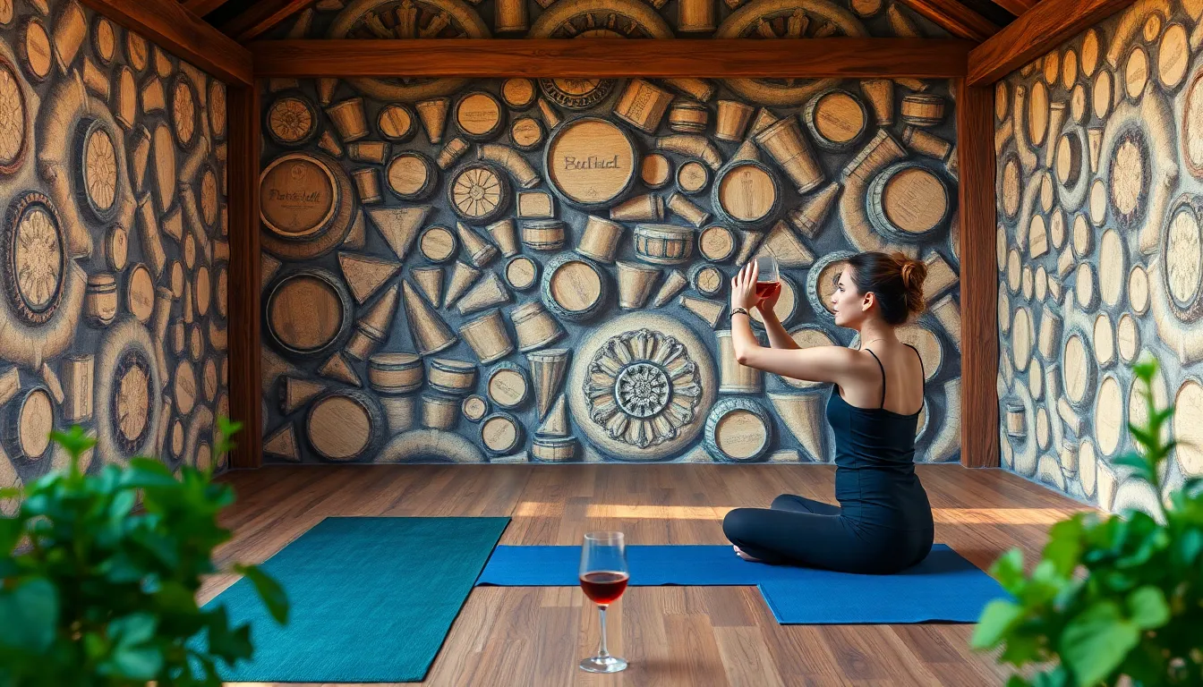 Wein Yoga